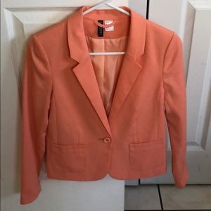 Peach/coral blazer